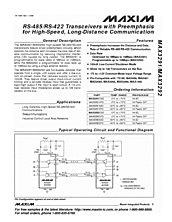 DataSheet MAX3291 pdf